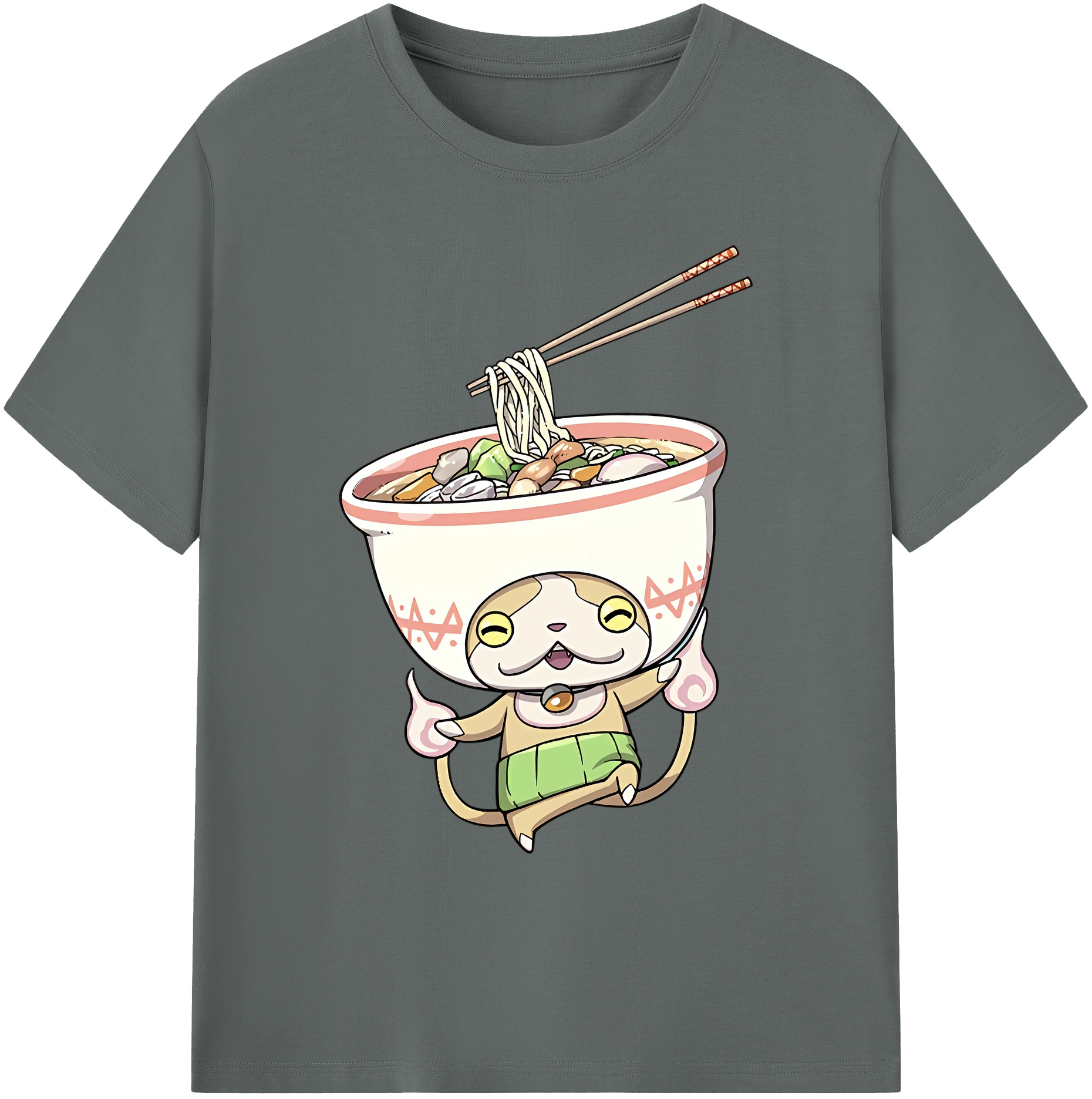 （画像用） 妖怪ウォッチ Yo-kai Watch 綿100％ メンズ半袖Tシャツ｜肌触りやわらか＆通気性